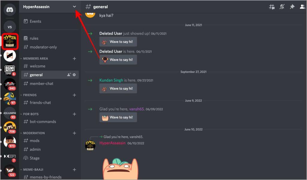 Discordで招待リンクを一時停止および無効にする方法