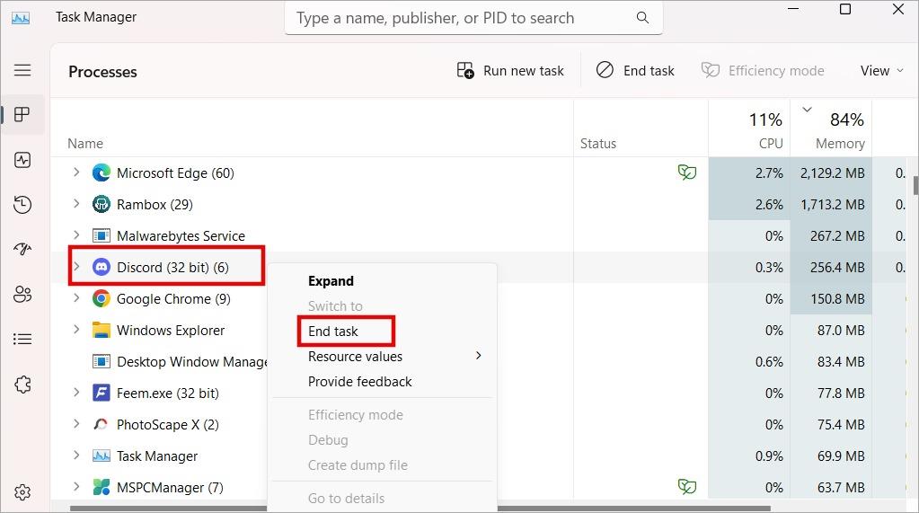 黒い画面が表示されるDiscordストリームを修正する13の方法