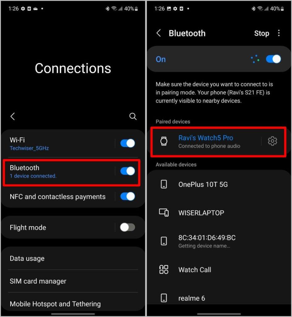 Samsung Galaxy Watch 4 および 5 で Google マップを使用する方法