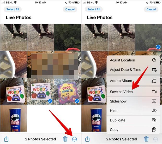 Live Photos を iPhone にビデオとして保存する方法 (iOS 17 を含む)
