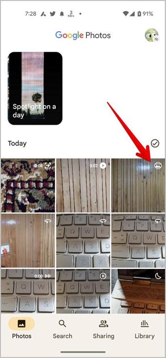 Google フォトのさまざまな記号やアイコンの意味