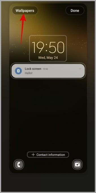 Samsung Galaxy 携帯電話の壁紙を自動的に変更する方法