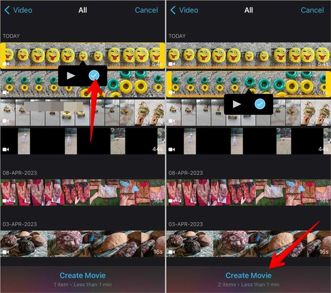 iPhoneで動画を無料で結合する3つの方法