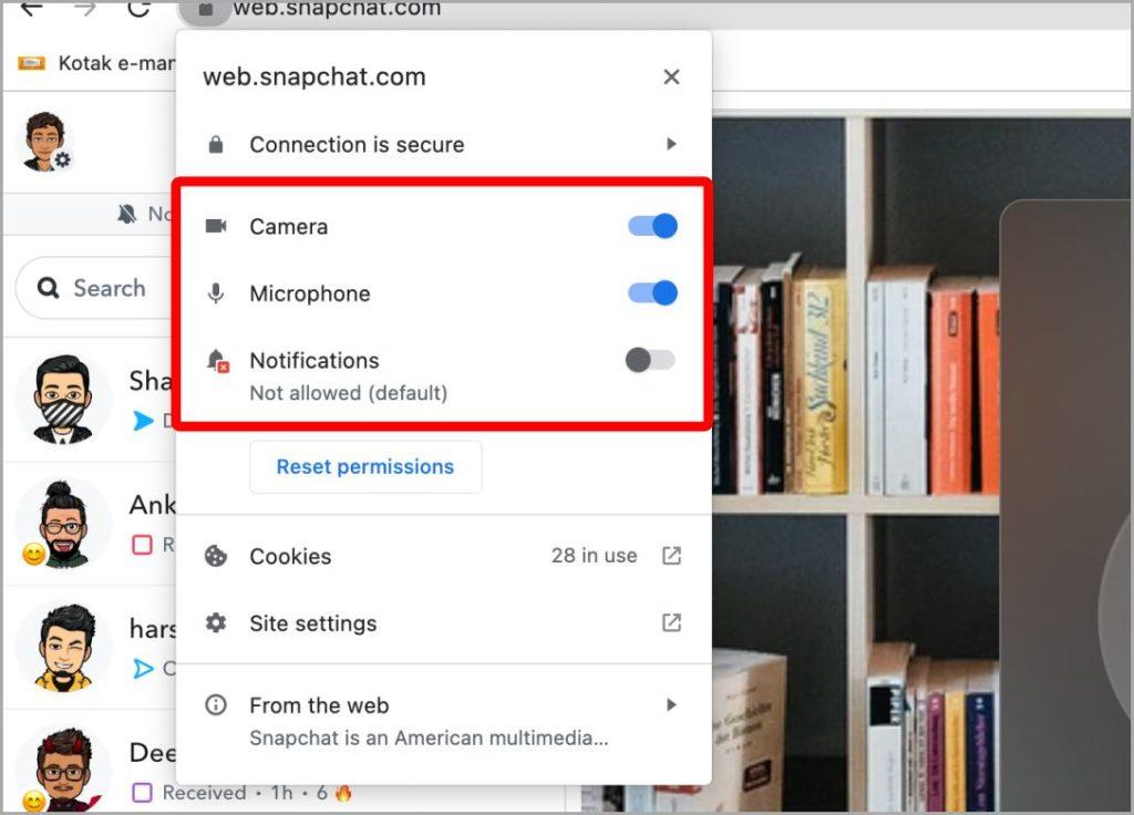 Web で Snapchat を使用する方法 (PC および Mac)