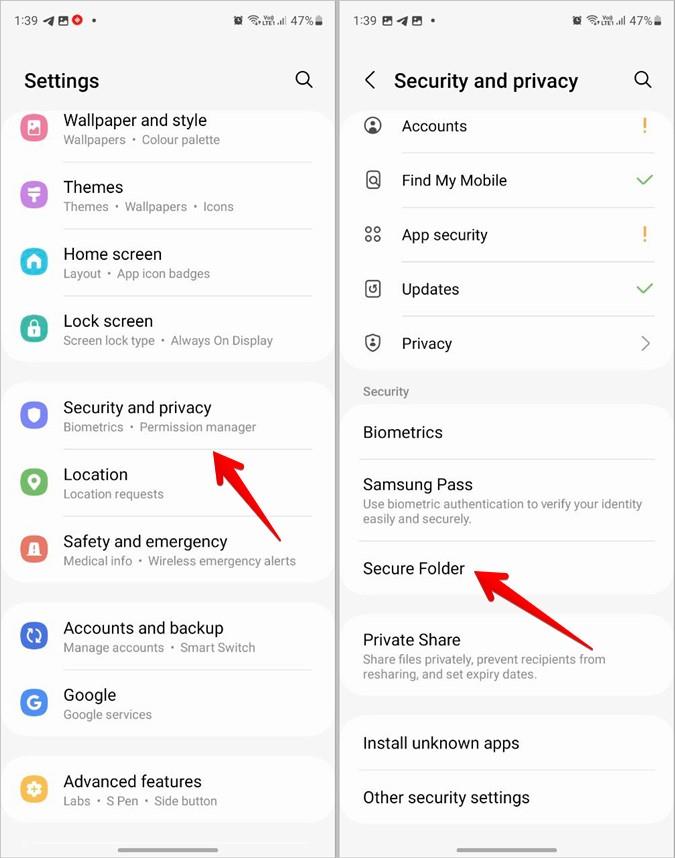 Samsung Galaxy スマートフォンで安全なフォルダーを使用するための 15 のヒント