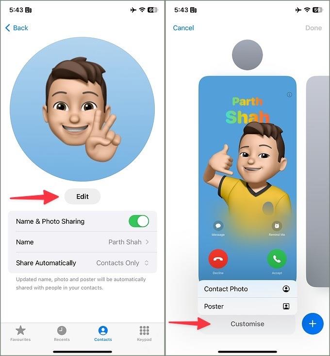 iPhone で連絡先ポスターが機能しない場合の 8 つの修正