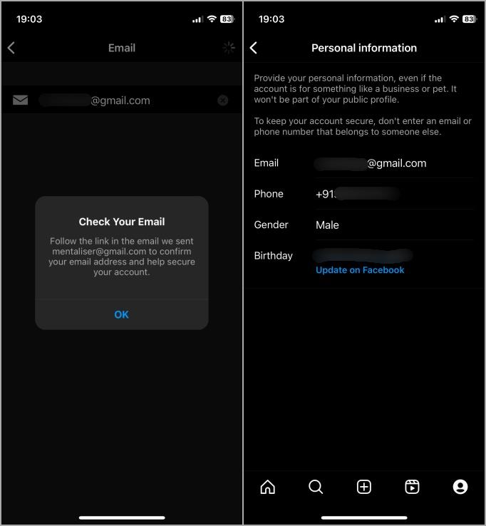 Instagramアカウントから電話番号を削除する方法