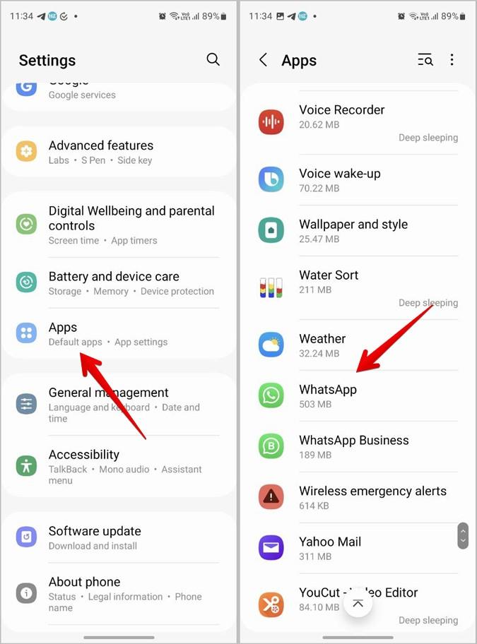 ロック画面とホーム画面で WhatsApp の通知を受け取る方法