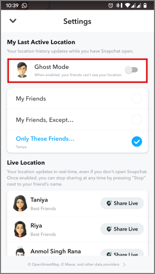 Snapchatでスナップマップを使用する方法