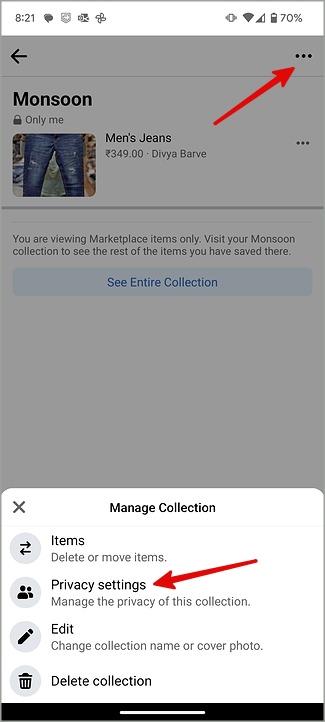 Facebook マーケットプレイスで保存したアイテムを確認する方法