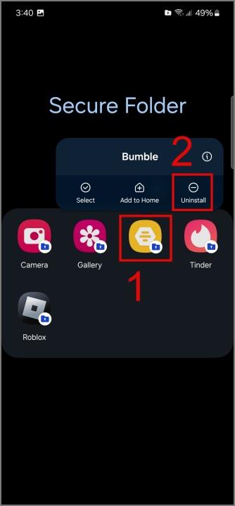 Samsung Galaxy 携帯電話で隠れたアプリを見つける方法
