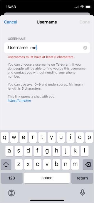 Telegram プロファイル、グループ、チャネル、メッセージ リンクをコピーする方法
