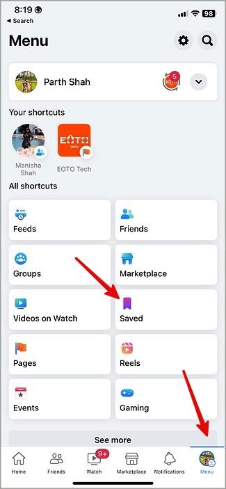 Facebook マーケットプレイスで保存したアイテムを確認する方法