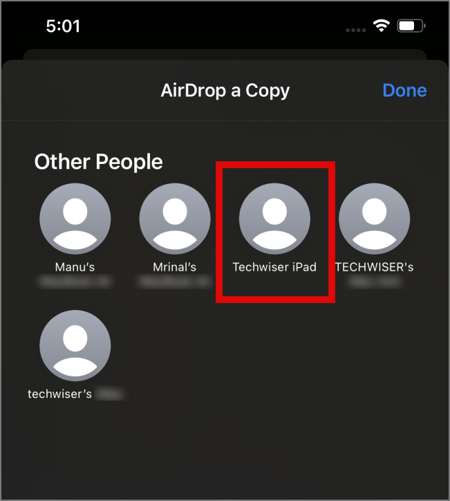 iPhone、iPad、Mac で AirDrop 名を変更する方法