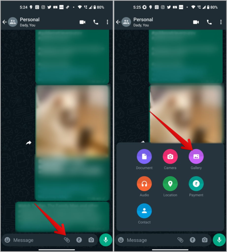 WhatsApp のチャット、グループ、ステータスで Instagram リールを共有する方法