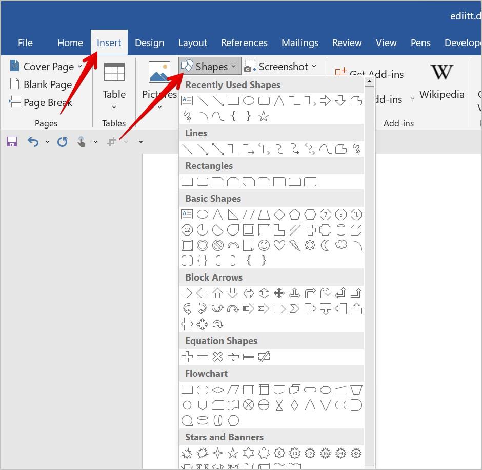 Word 文書で画像やスクリーンショットを編集する 15 のヒント