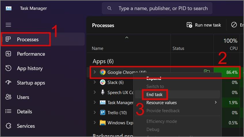 Windows 10/11 で CPU 使用率が 100% になる場合の 10 の修正