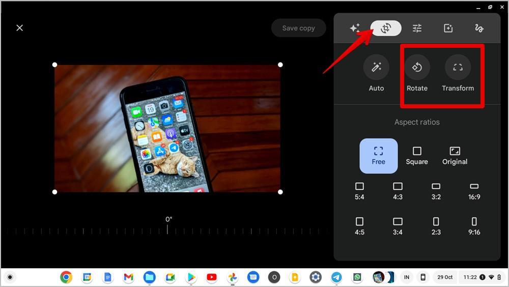 Chromebook で写真またはスクリーンショットを編集する方法
