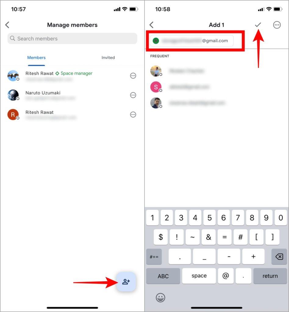 モバイルで Google Chat にスペースを作成する方法