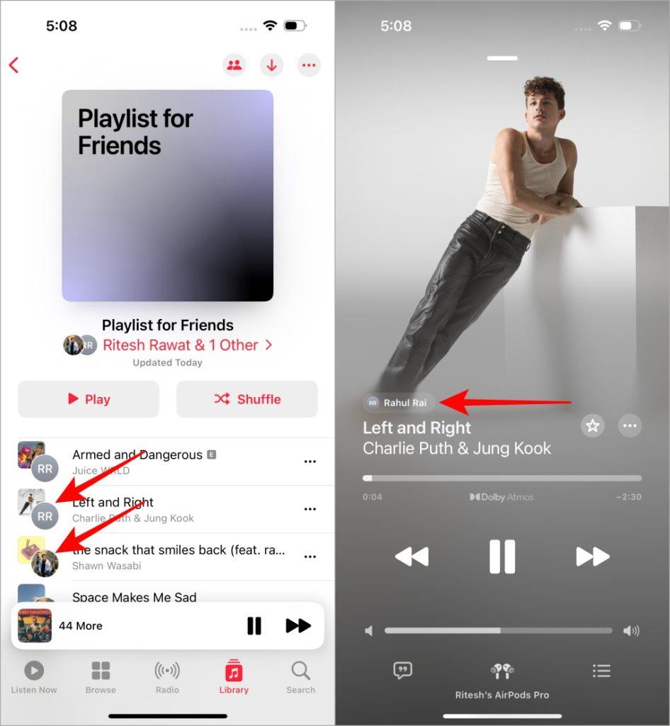 Apple Musicでコラボプレイリストを作成する方法