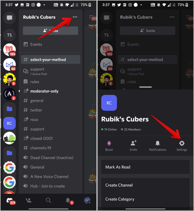 デスクトップとモバイルの Discord でサーバーを退会または削除する方法
