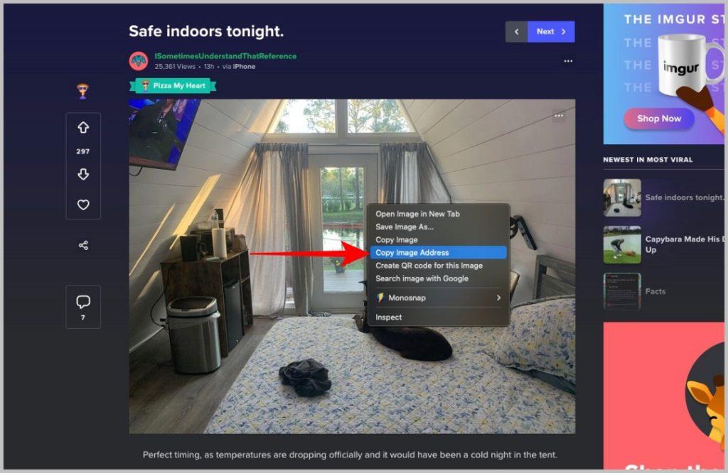 パソコンと携帯電話で Imgur リンクを取得する方法
