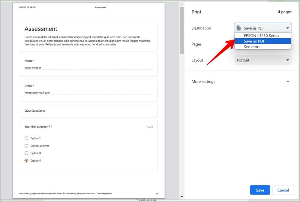 Google フォームの回答を PDF として無料でダウンロードする 5 つの方法