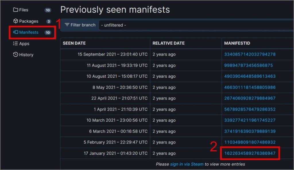 Steam ゲームの古いバージョンをダウンロードする方法