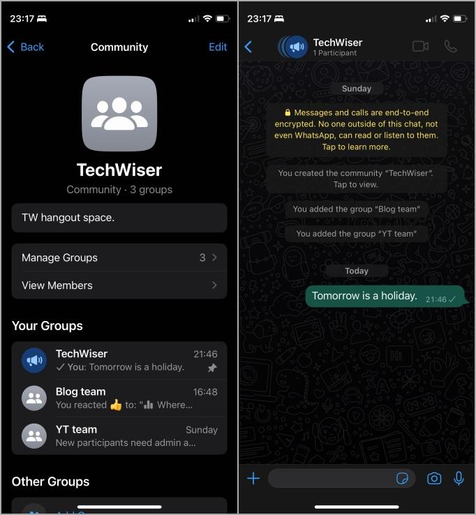 知っておくべき 7 つの WhatsApp コミュニティ機能