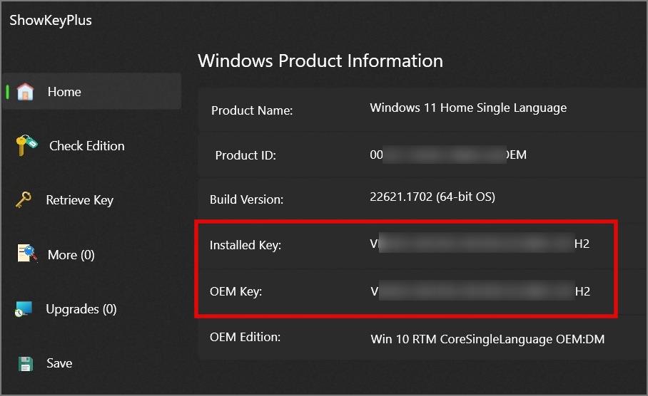 Windows 10/11 のプロダクト キーを見つける方法