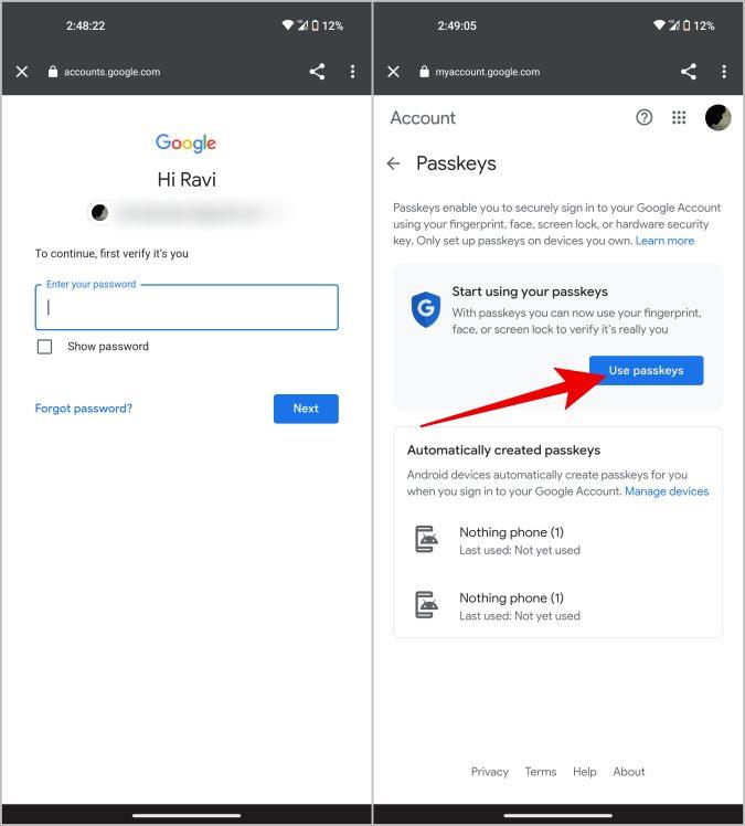 デスクトップとモバイルで Google パスキーを設定する方法