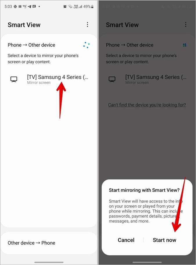 Android または iPhone を Samsung TV にワイヤレスで接続する 7 つの最良の方法