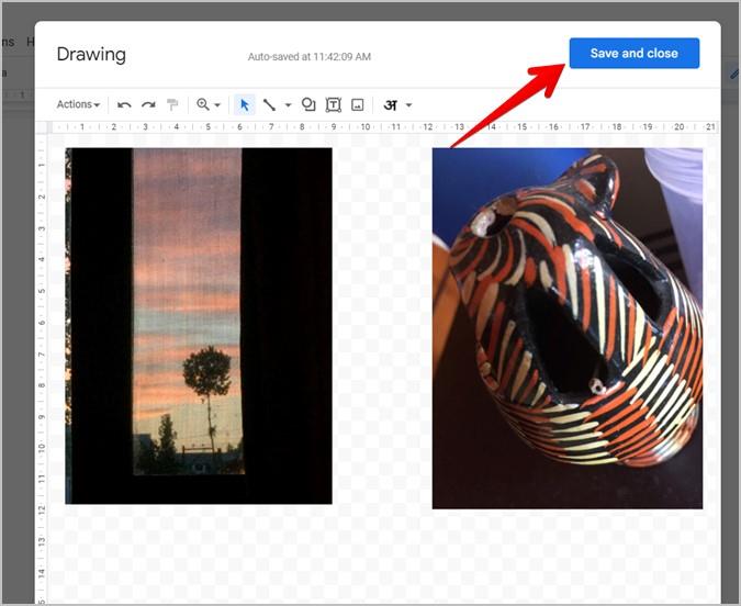 Google ドキュメントで 2 つの写真を並べて配置する 3 つの方法