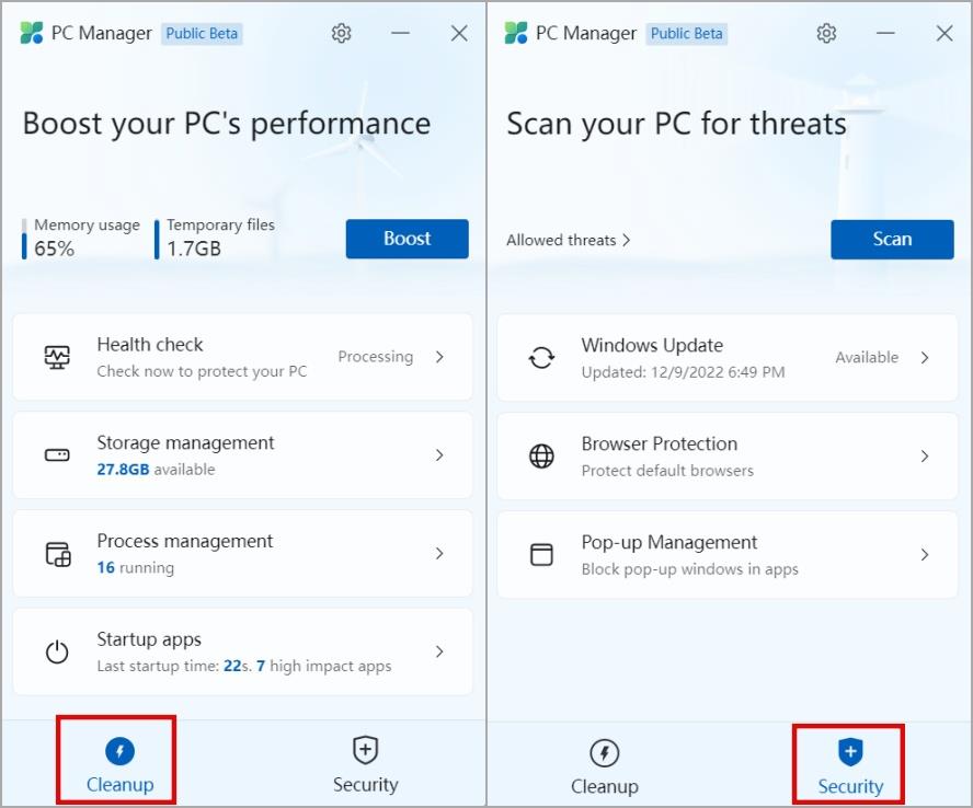 Microsoft PC Manager を使用して Windows 10/11 を最適化する方法