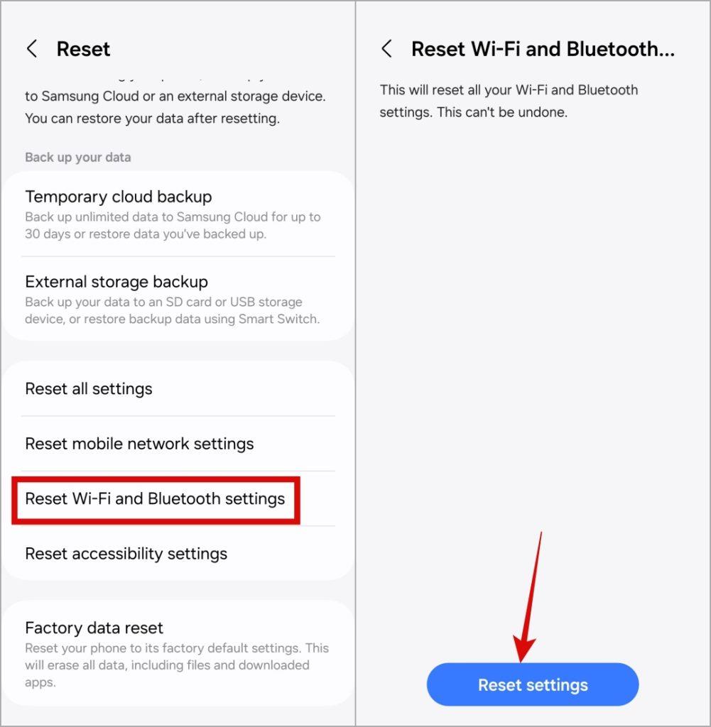 Samsung Galaxy 電話が Wi-Fi をオンにしない場合の 7 つの修正方法