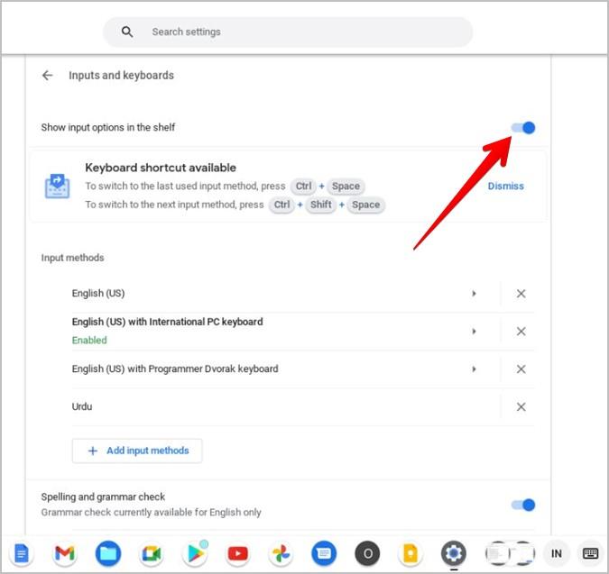 Chromebook システムとキーボード言語を変更する方法