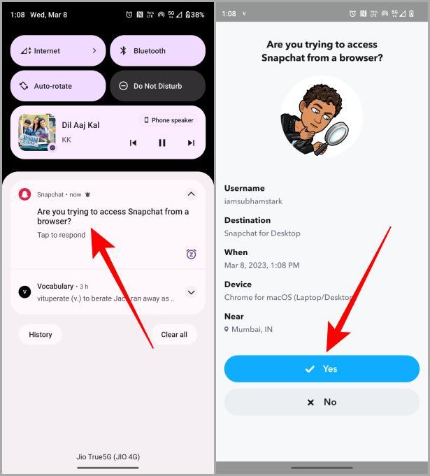 Web で Snapchat を使用する方法 (PC および Mac)