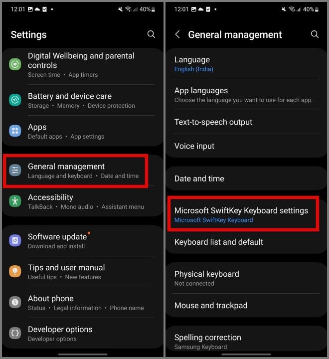 Androidキーボードから学習した単語を削除する方法