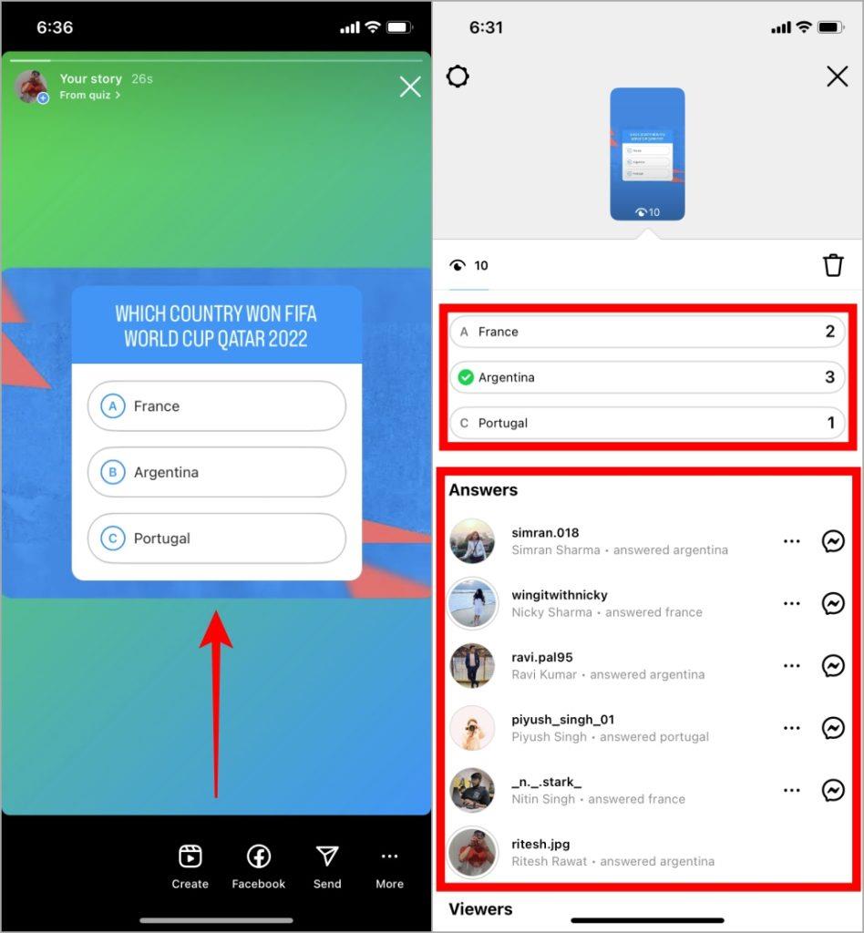 Instagramストーリーにクイズを追加する方法