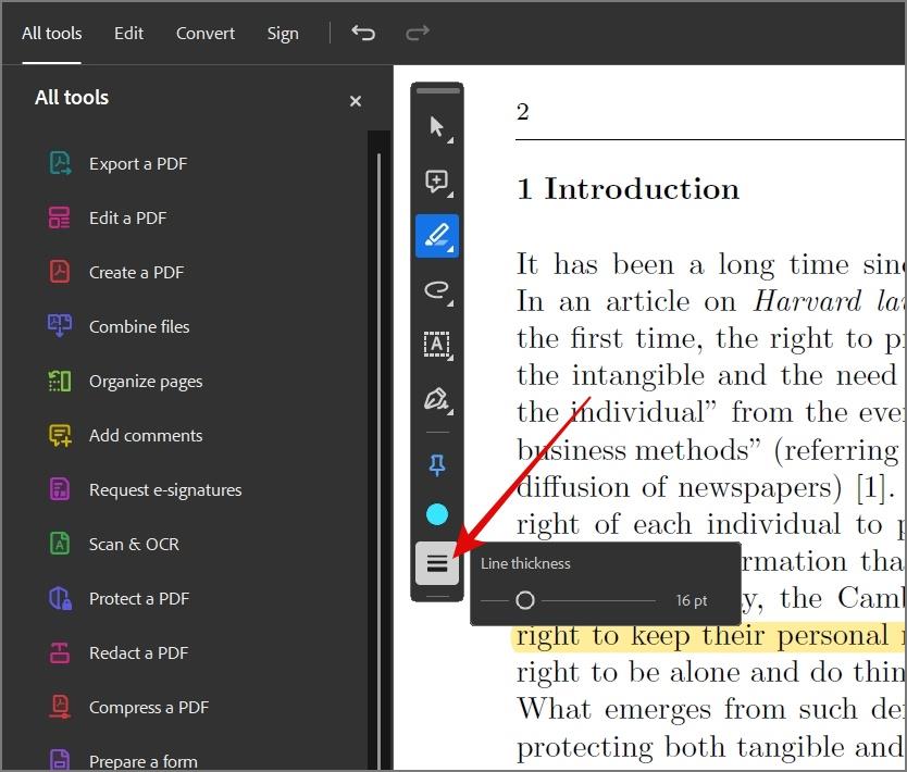 デスクトップまたはモバイルで PDF 内のテキストを強調表示する方法