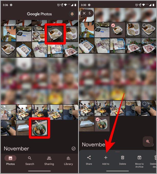 モバイルの Google フォトでコラージュを作成および編集する方法