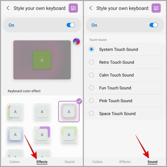 Good Lock モジュールを使用して Samsung キーボードのテーマを変更する方法