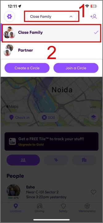Life360 サークルを退会する方法