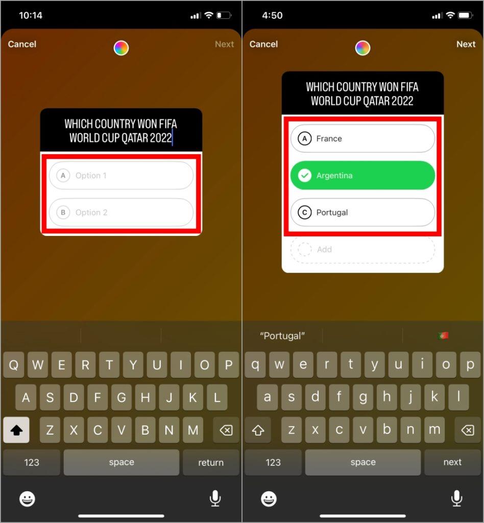 Instagramストーリーにクイズを追加する方法