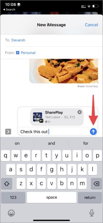 iPhoneおよびiPadのメッセージでSharePlayを開始する方法