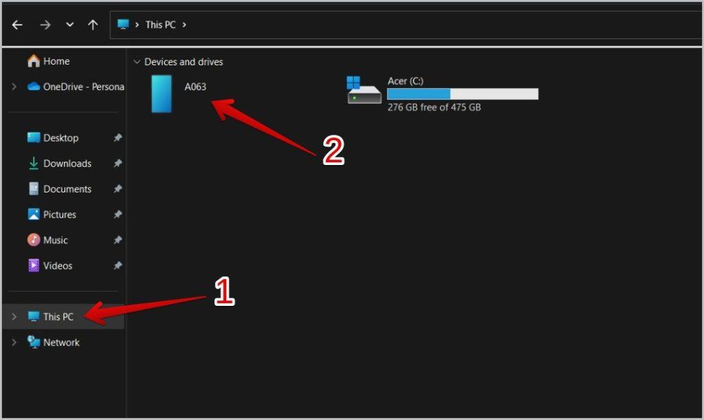 Android と Windows PC 間でフォルダーを共有する方法