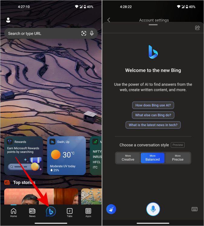 ChatGPT AI を活用した新しい Bing チャットの使用方法
