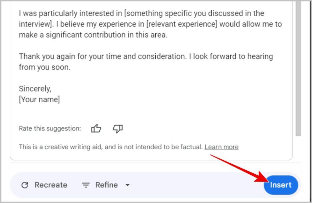 Gmail と Google ドキュメントで Help Me Write を使用する方法