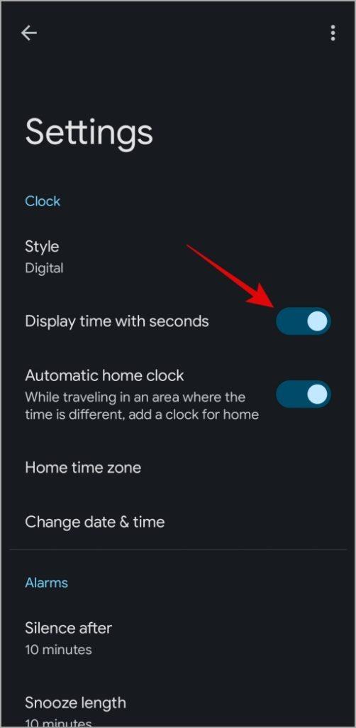 AndroidとiPhoneの時計に秒を表示する方法