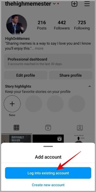 Instagramで複数のアカウントを追加および切り替える方法